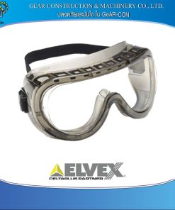 ELVEX LEGIONNAIRE SPLASKIMPACK GOGGLE CLEAR AF PC LENS WIDE ADJUSTABLE STRAP PN GG-25C-AF-AS