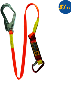 SS-TOP เชือกช่วยชีวิต Webbing Lanyard Aluminum Large Hook  Absorber