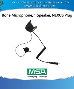 MSA Bone Microphone, 1 Speaker, NEXUS Plug