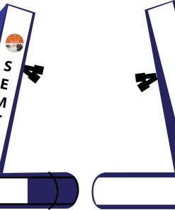 เสื้อสะท้อนแสง สีน้ำเงิน แทบสีขาว