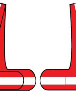 เสื้อสะท้อนแสงตัว V TSL